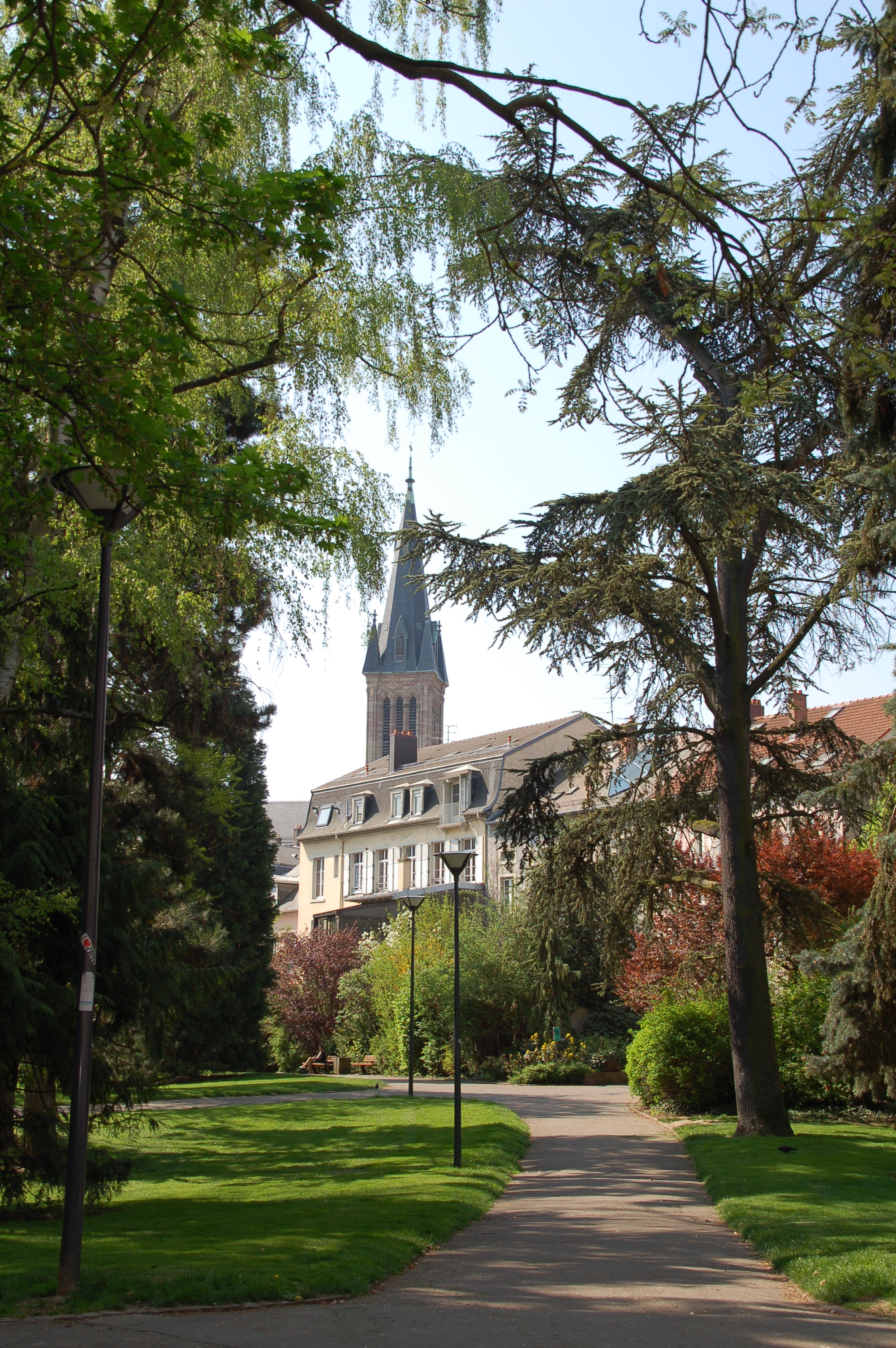 Jardins du parc Steinbach de Mulhouse