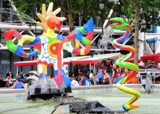 Niki de Saint Phalle et Jean Tinguely |  Place Stravinsky, Paris