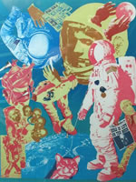 Erró, "L'astronaute" | Artothèque de Mulhouse