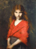 Jean-Jacques Henner, "Jeune fille", 1898 | Musée des Beaux-Arts de Mulhouse