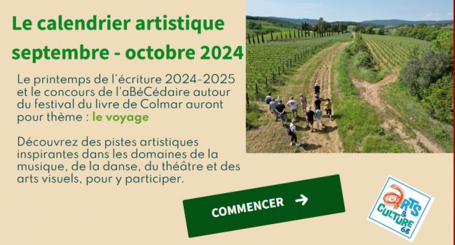 Voyage : le calendrier artistique des mois de septembre et octobre 2024